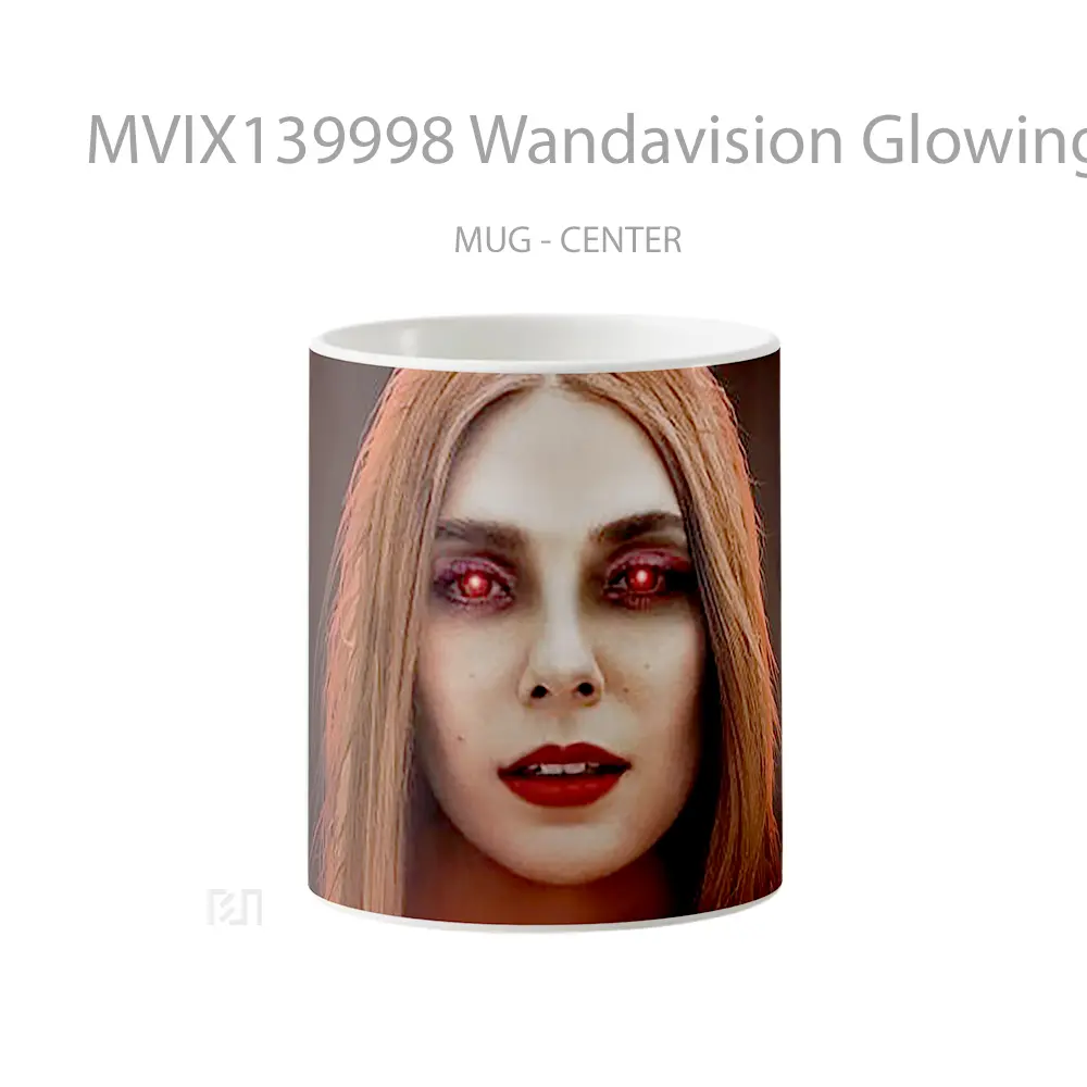 Mug Wandavision Glowing Eyes Gelas Keramik Unik