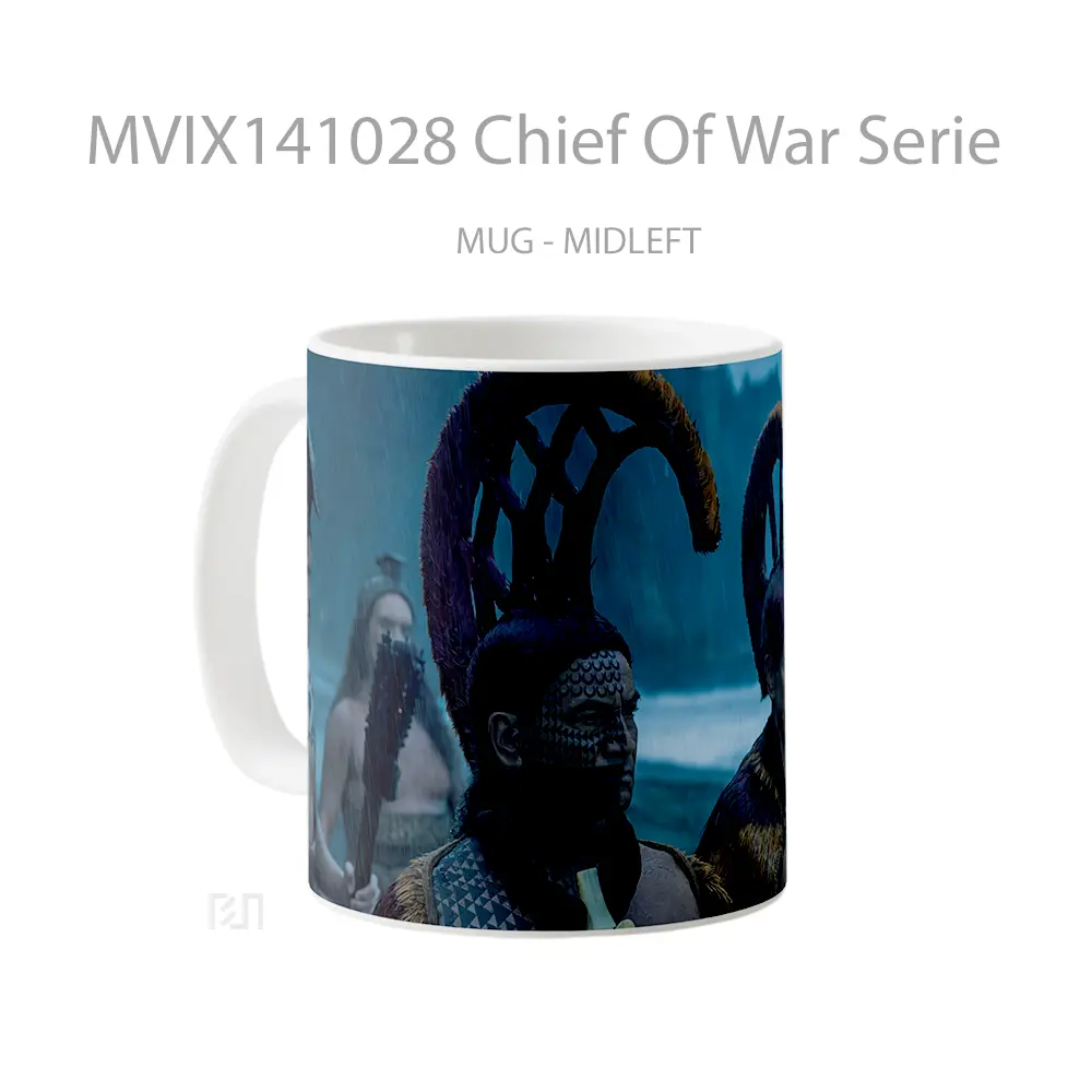 Mug Chief Of War Serie Gelas Keramik Unik - All-side / Desain