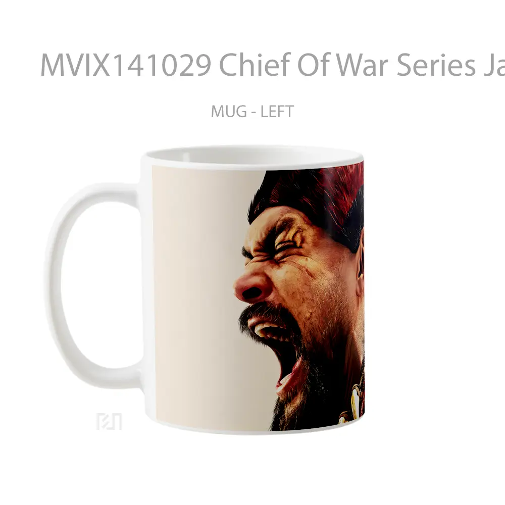 Mug Chief Of War Series Jason Momo Gelas Keramik Unik - All-side / Desain