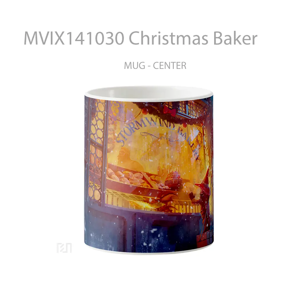 Mug Christmas Baker Gelas Keramik Unik