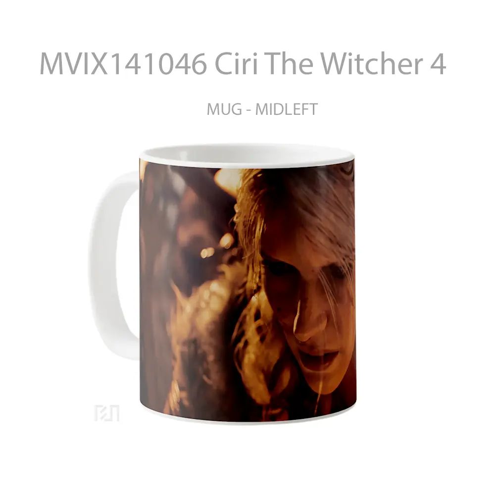 Mug Ciri The Witcher 4 Gelas Keramik Unik - All-side / Desain
