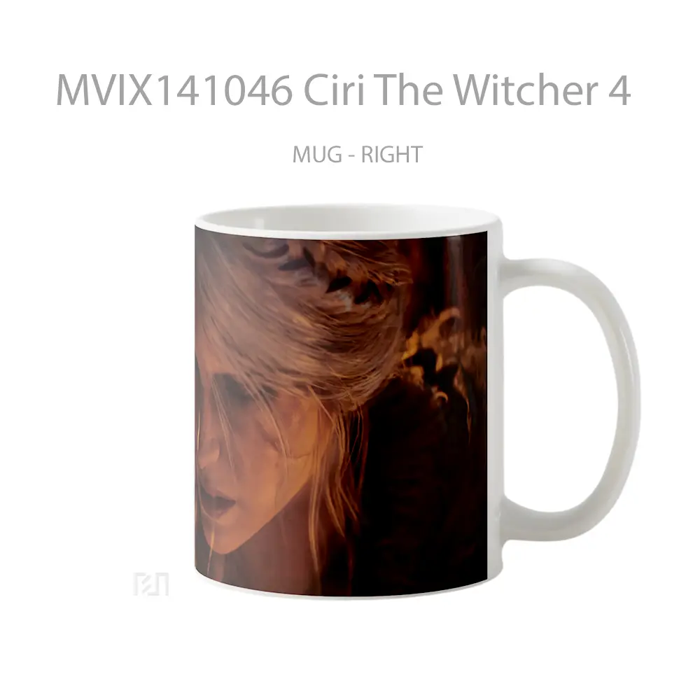 Mug Ciri The Witcher 4 Gelas Keramik Unik - All-side / Desain