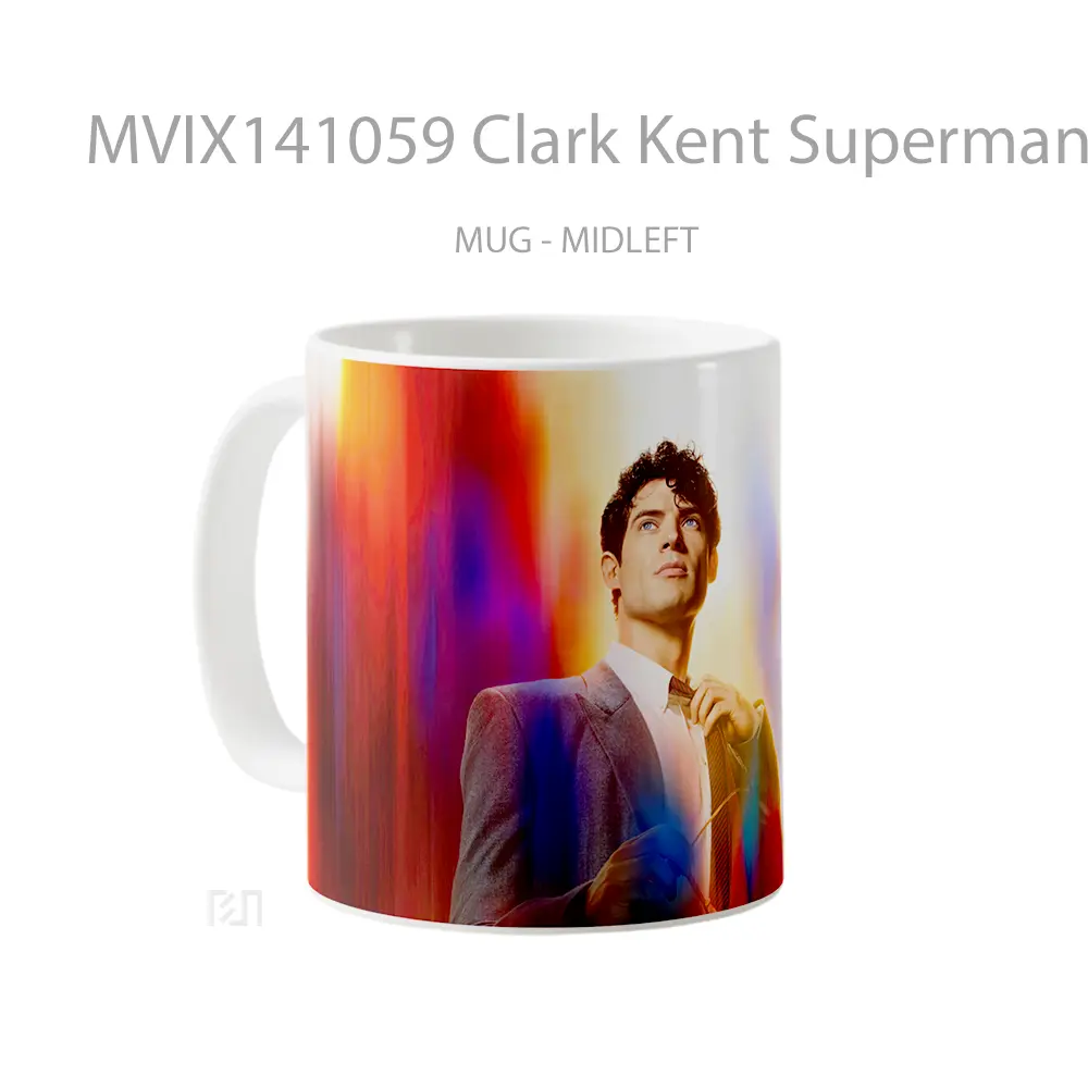 Mug Clark Kent Superman 2025 David Corenswet Gelas Superhero - All-side / Desain