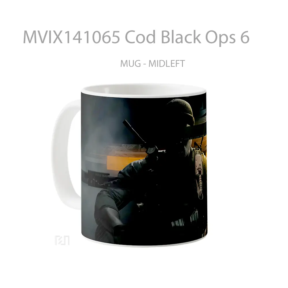 Mug Cod Black Ops 6 Gelas Keramik Unik - All-side / Desain