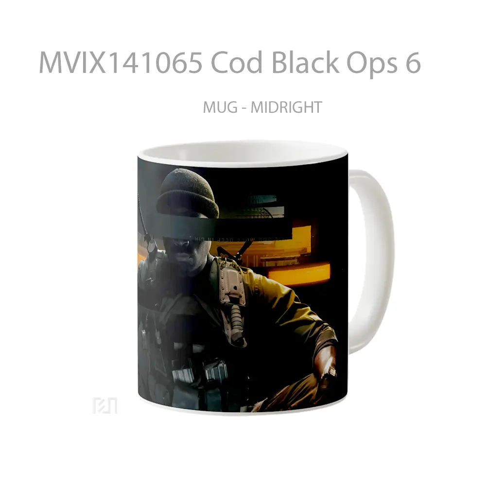 Mug Cod Black Ops 6 Gelas Keramik Unik - All-side / Desain