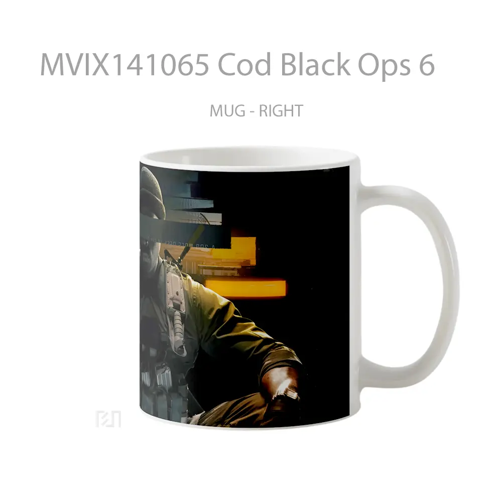 Mug Cod Black Ops 6 Gelas Keramik Unik - All-side / Desain