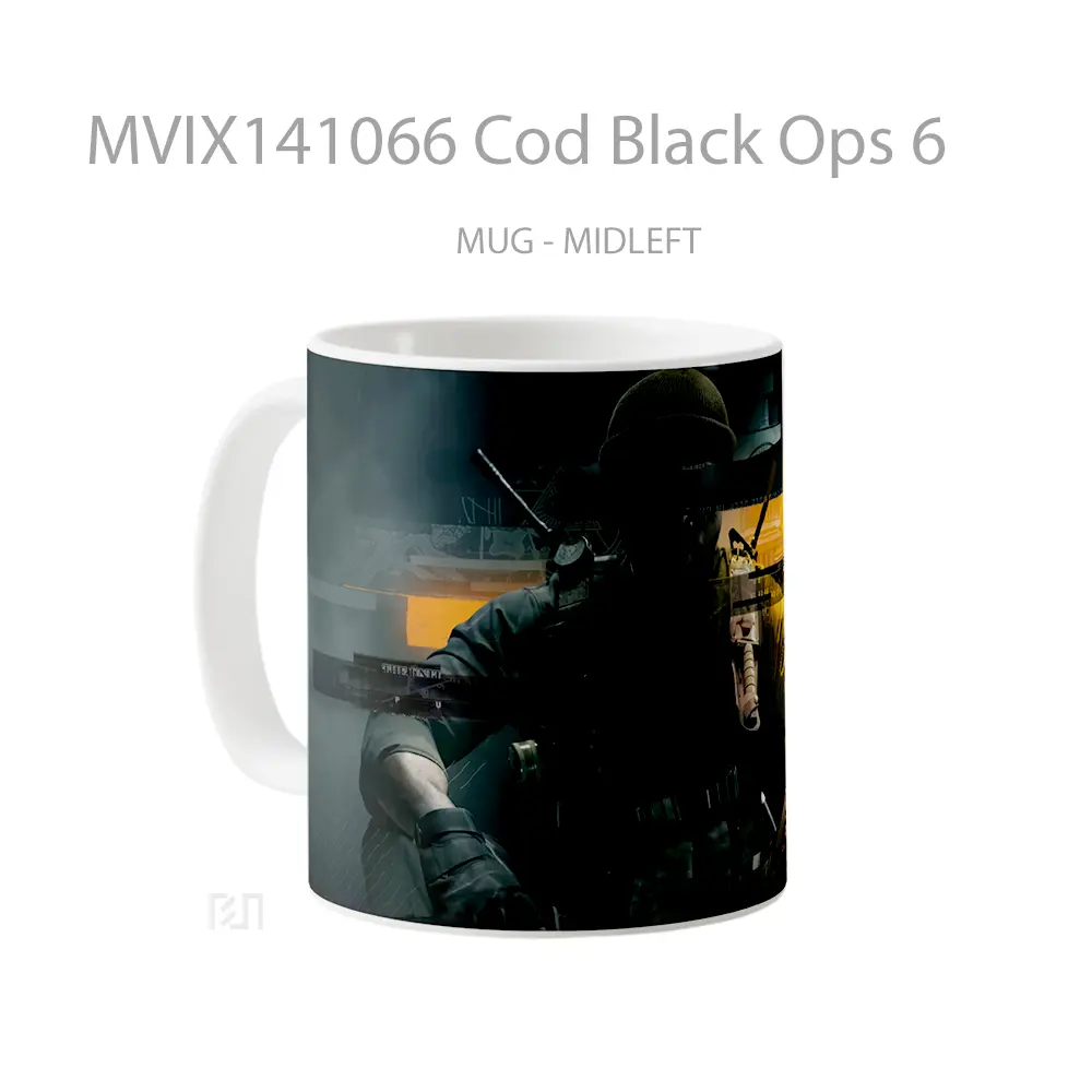 Mug Cod Black Ops 6 Gelas Keramik Unik - All-side / Desain