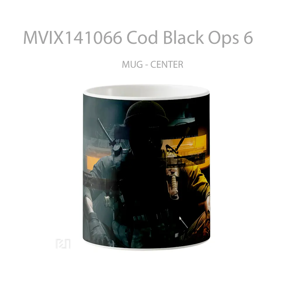 Mug Cod Black Ops 6 Gelas Keramik Unik