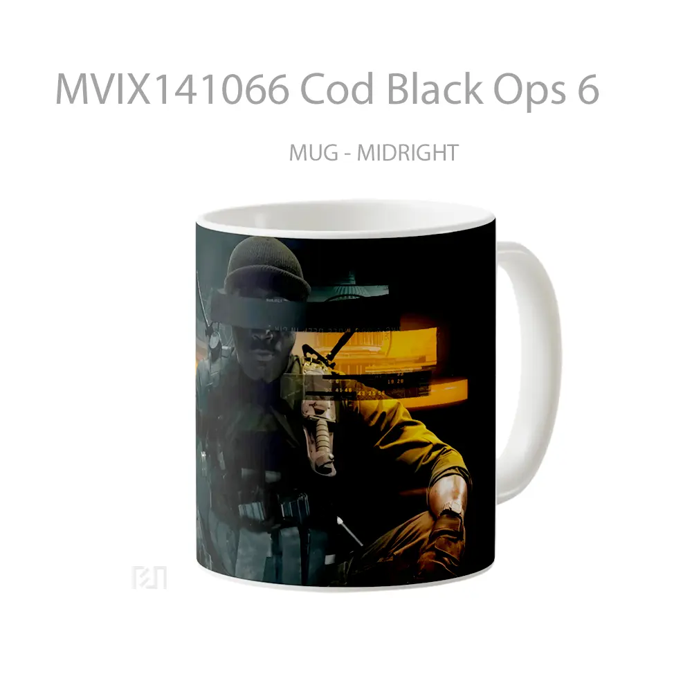 Mug Cod Black Ops 6 Gelas Keramik Unik - All-side / Desain