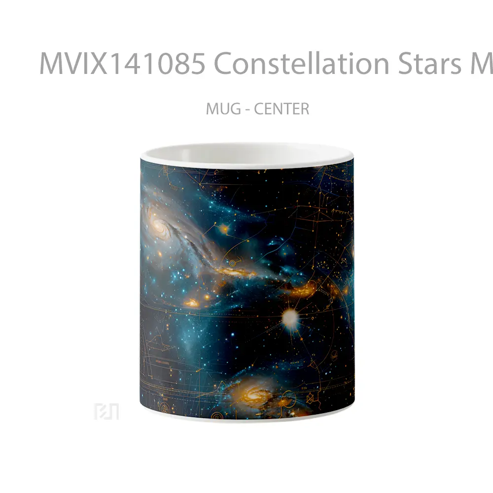 Mug Constellation Stars Milky Way Space Gelas Keramik Unik