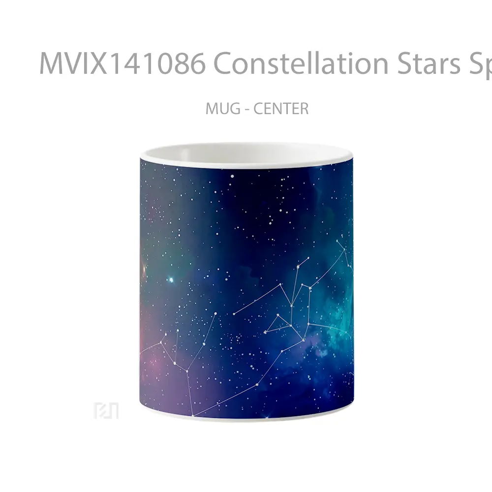 Mug Constellation Stars Space Gelas Keramik Unik