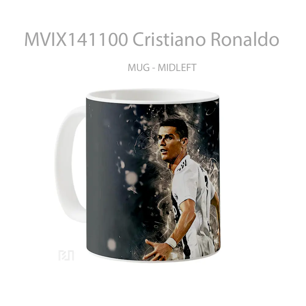 Mug Cristiano Ronaldo Gelas Keramik Unik - All-side / Desain