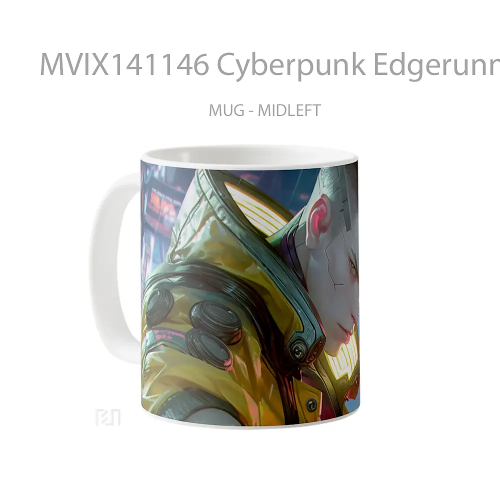 Mug Cyberpunk Edgerunners David Martinez Gelas Keramik Unik - All-side / Desain