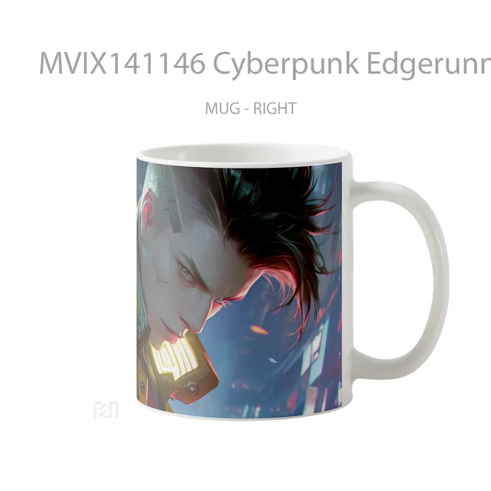 Mug Cyberpunk Edgerunners David Martinez Gelas Keramik Unik - All-side / Desain