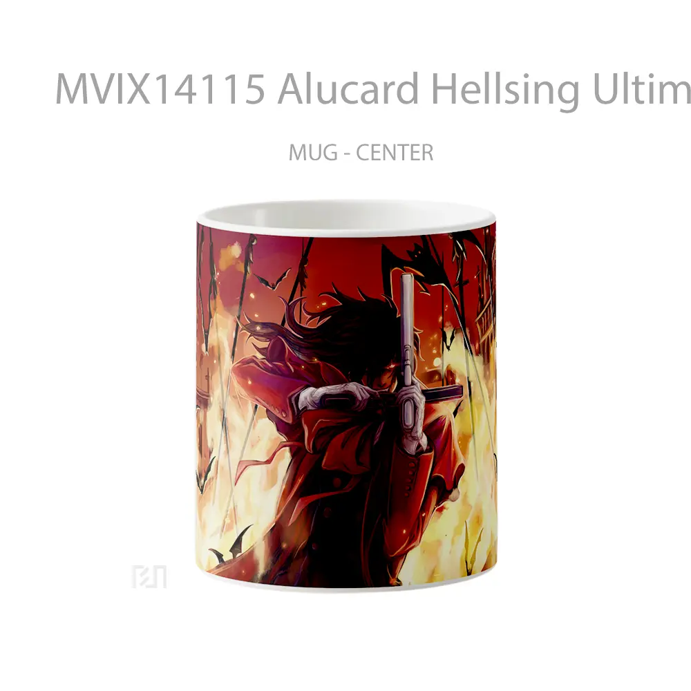 Mug Alucard Hellsing Ultimate Gelas Keramik Unik