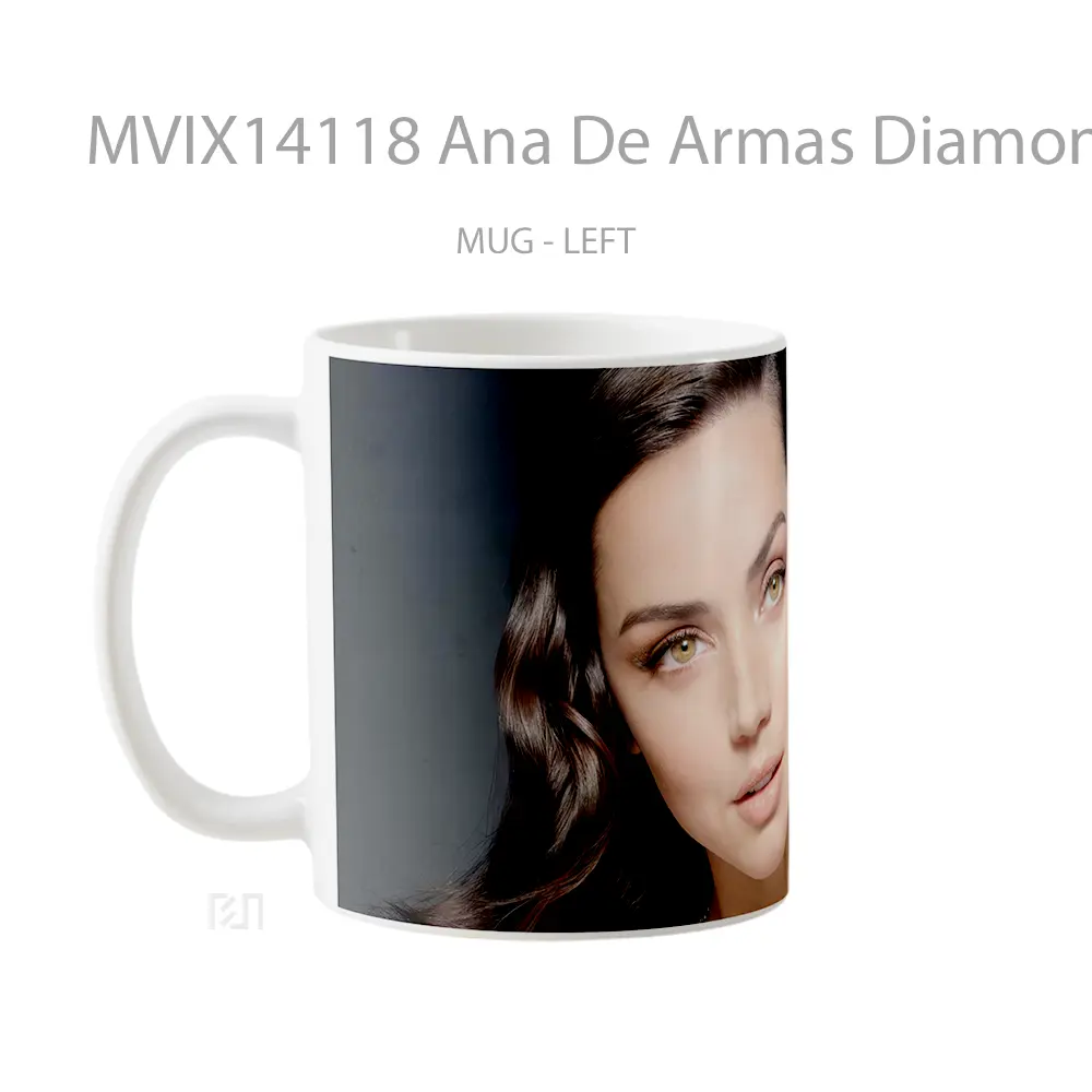 Mug Ana De Armas Diamond Necklace Gelas Keramik Unik - All-side / Desain