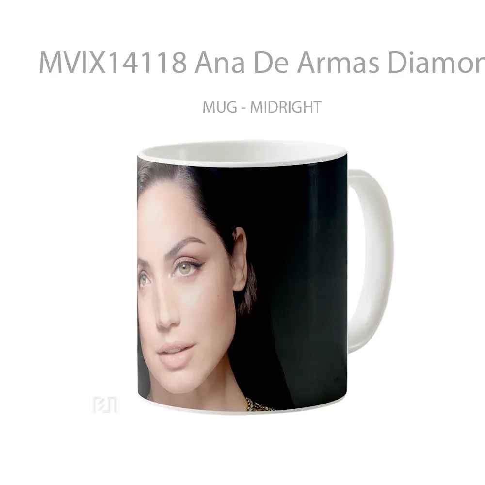 Mug Ana De Armas Diamond Necklace Gelas Keramik Unik - All-side / Desain