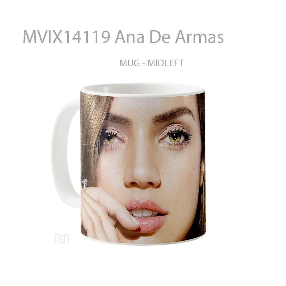 Mug Ana De Armas Gelas Keramik Unik - All-side / Desain