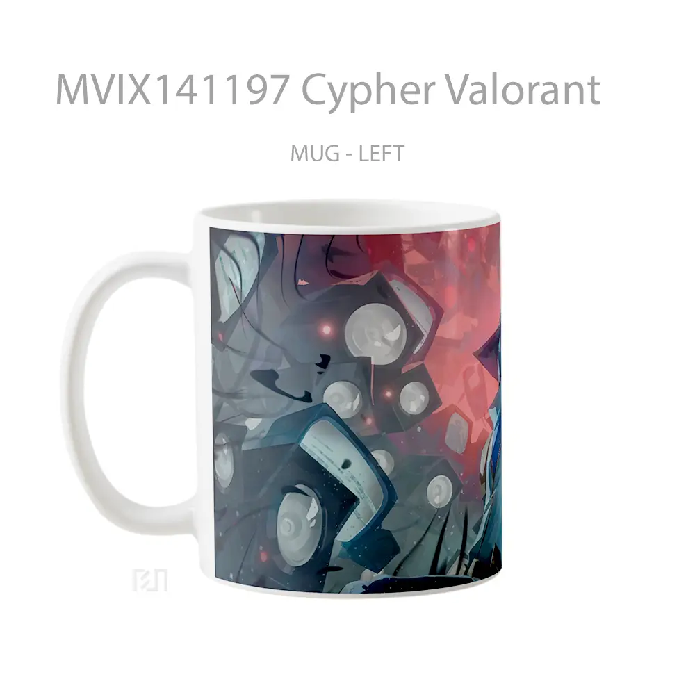 Mug Cypher Valorant Cangkir Gamer - All-side / Desain