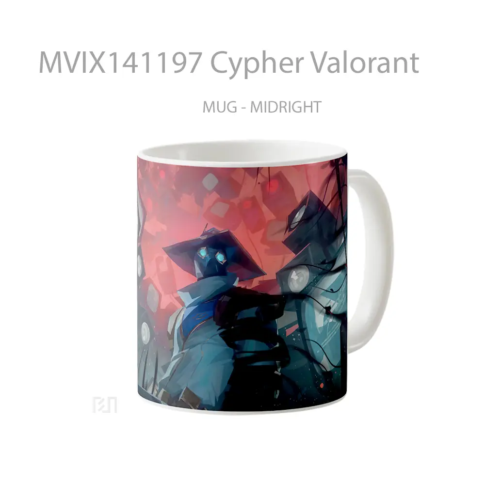 Mug Cypher Valorant Cangkir Gamer - All-side / Desain
