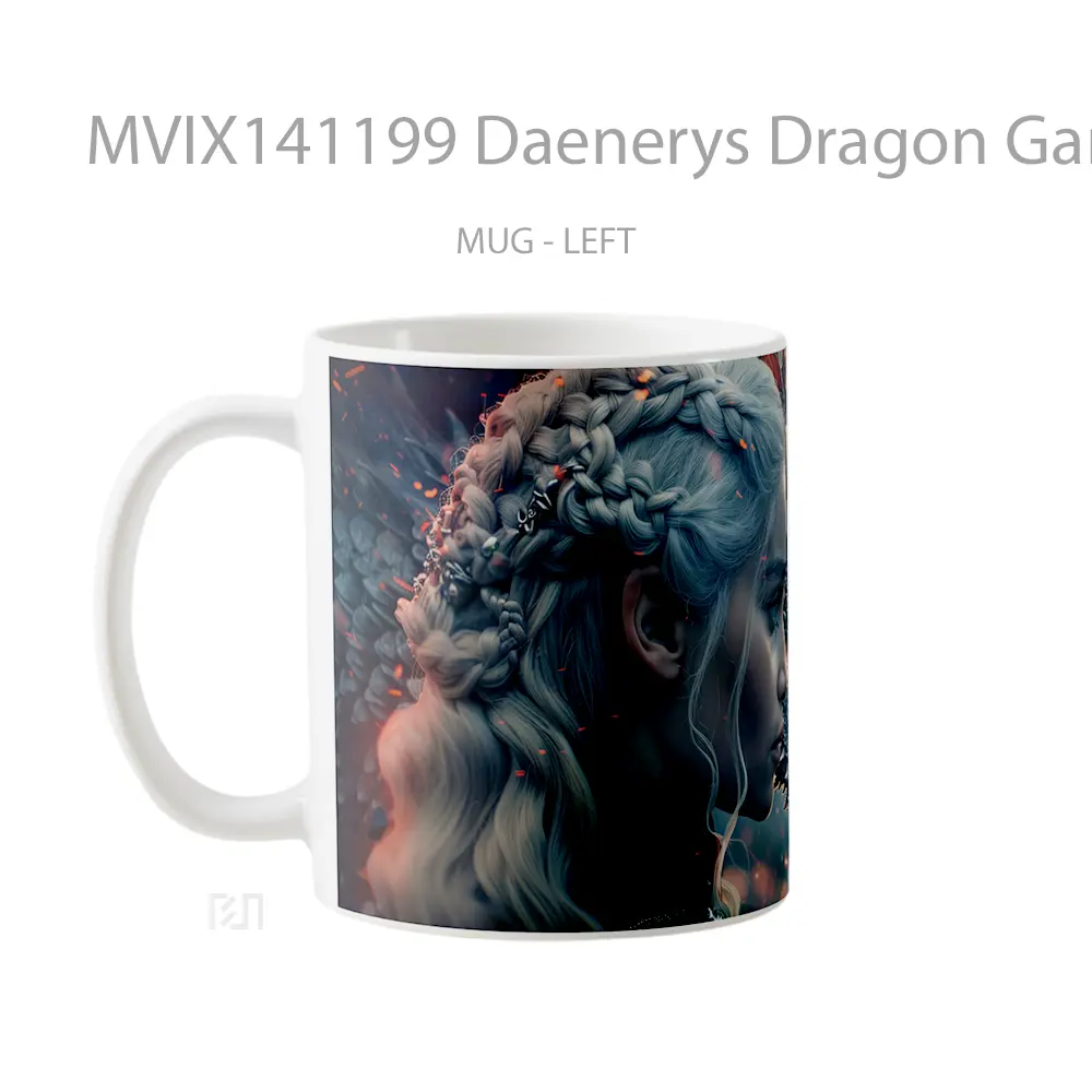 Mug Daenerys Dragon Game Of Thrones Cangkir Gamer - All-side / Desain