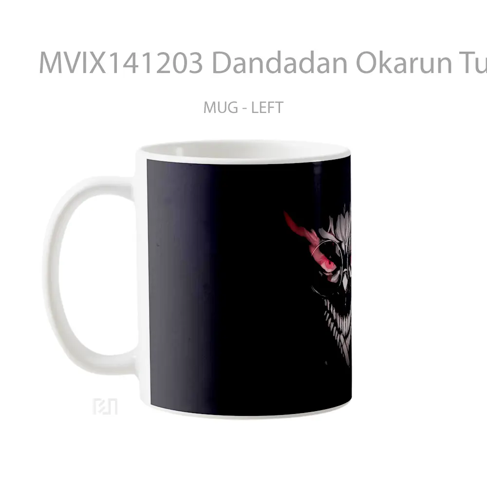 Mug Dandadan Okarun Turbo Granny Form Gelas Keramik Unik - All-side / Desain