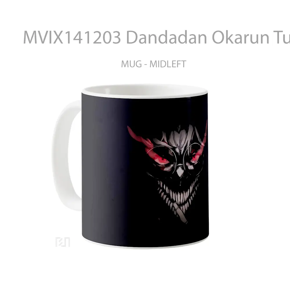 Mug Dandadan Okarun Turbo Granny Form Gelas Keramik Unik - All-side / Desain