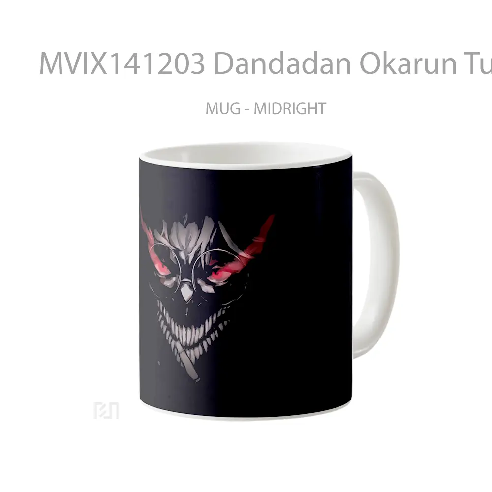 Mug Dandadan Okarun Turbo Granny Form Gelas Keramik Unik - All-side / Desain