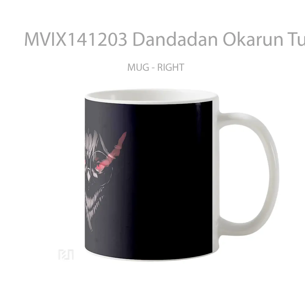 Mug Dandadan Okarun Turbo Granny Form Gelas Keramik Unik - All-side / Desain