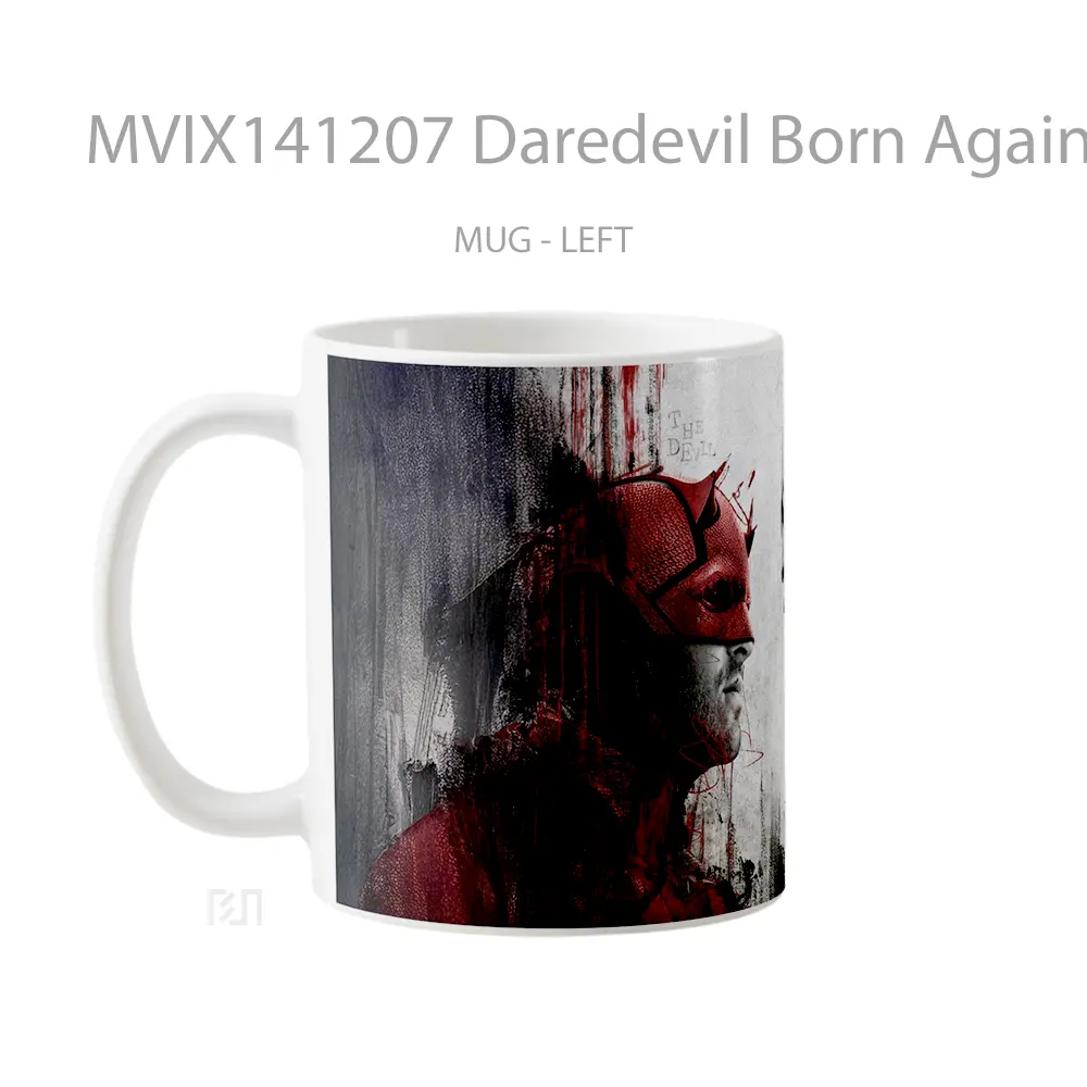Mug Daredevil Born Again Daredevil Vs Kingpin Gelas Keramik Unik - All-side / Desain