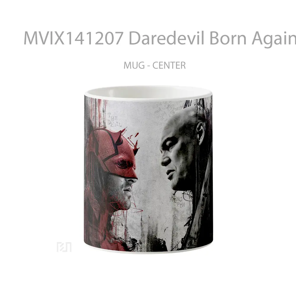 Mug Daredevil Born Again Daredevil Vs Kingpin Gelas Keramik Unik