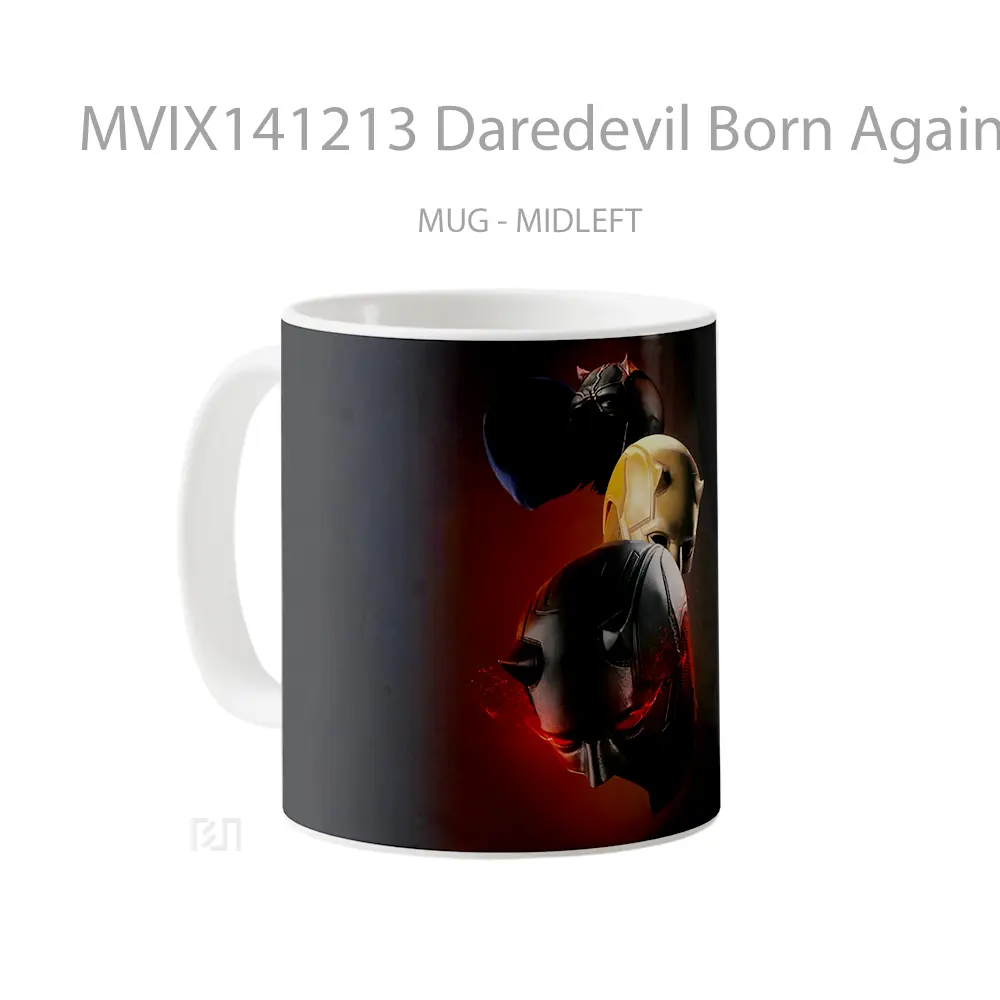 Mug Daredevil Born Again Mask Gelas Keramik Unik - All-side / Desain