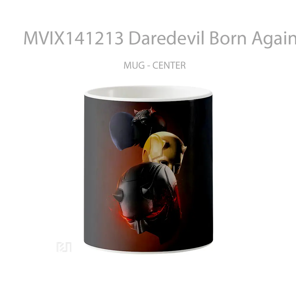 Mug Daredevil Born Again Mask Gelas Keramik Unik