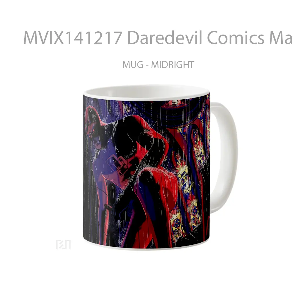 Mug Daredevil Comics Marve Gelas Keramik Unik - All-side / Desain
