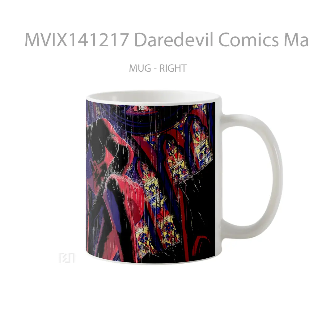 Mug Daredevil Comics Marve Gelas Keramik Unik - All-side / Desain