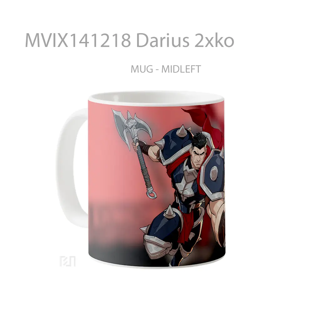 Mug Darius 2Xko Gelas Keramik Unik - All-side / Desain