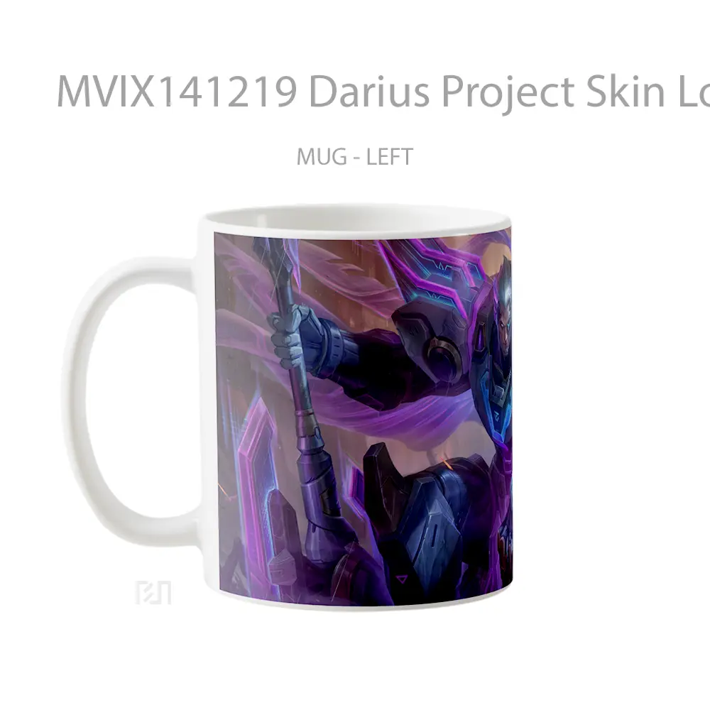Mug Darius Project Skin Lol Wild Rift Splash Art Cangkir Gamer - All-side / Desain