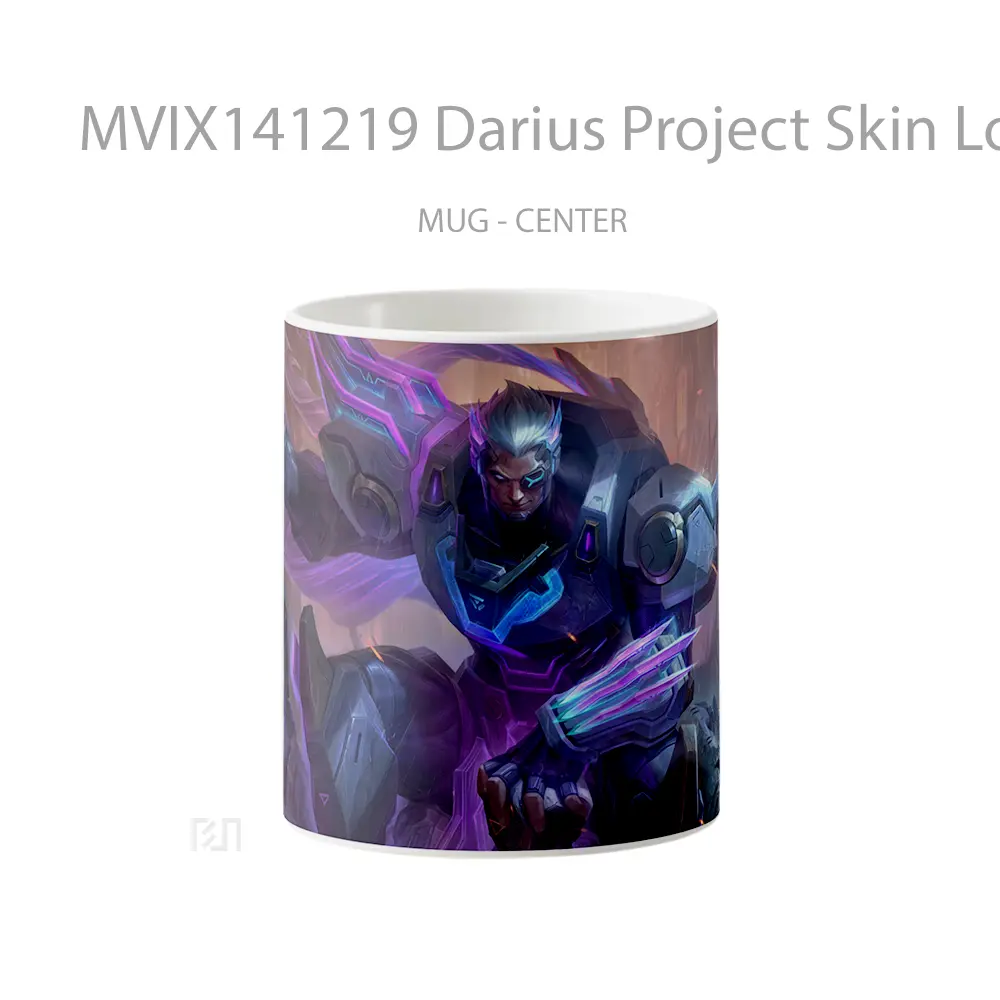 Mug Darius Project Skin Lol Wild Rift Splash Art Cangkir Gamer