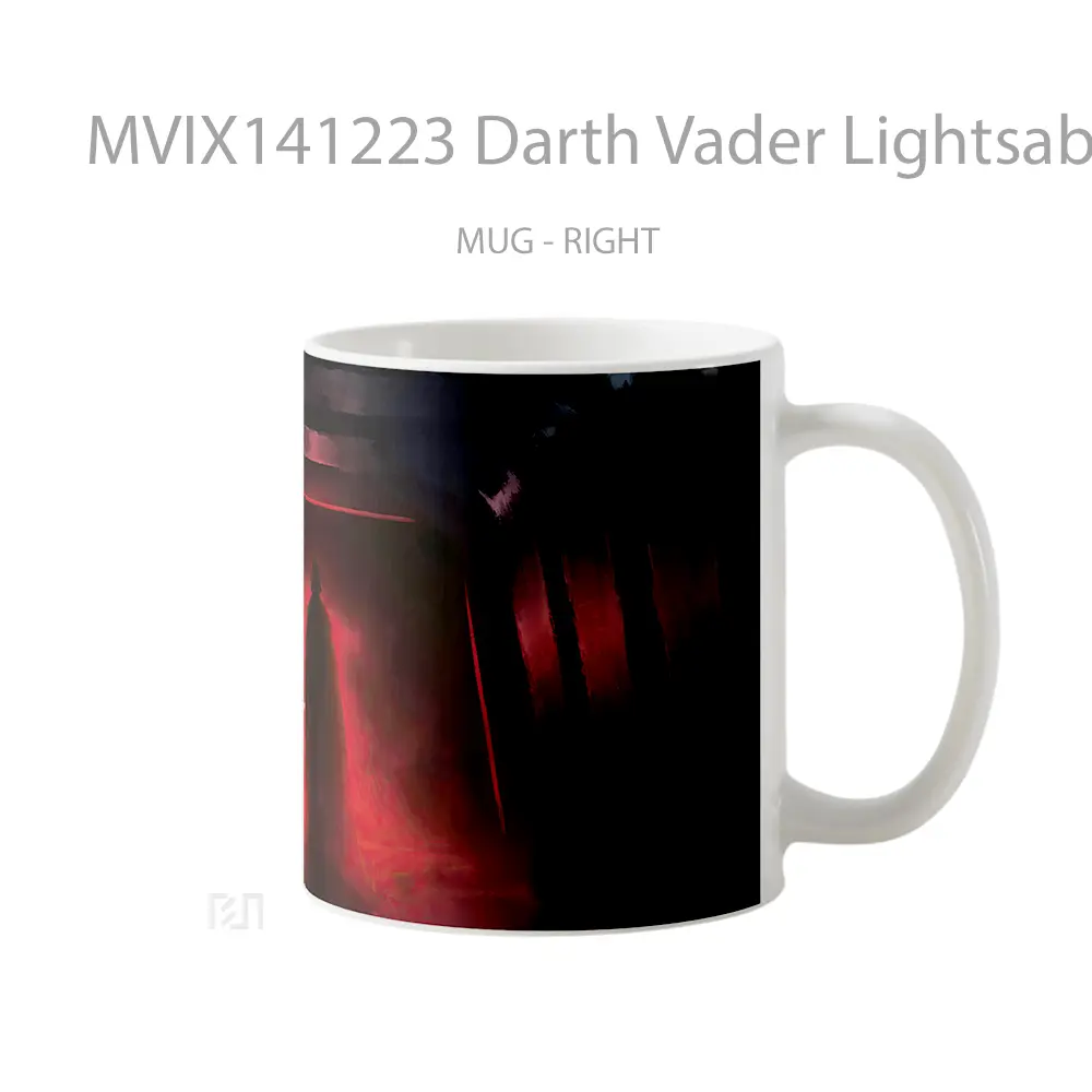 Mug Darth Vader Lightsaber Star War Gelas Keramik Unik - All-side / Desain
