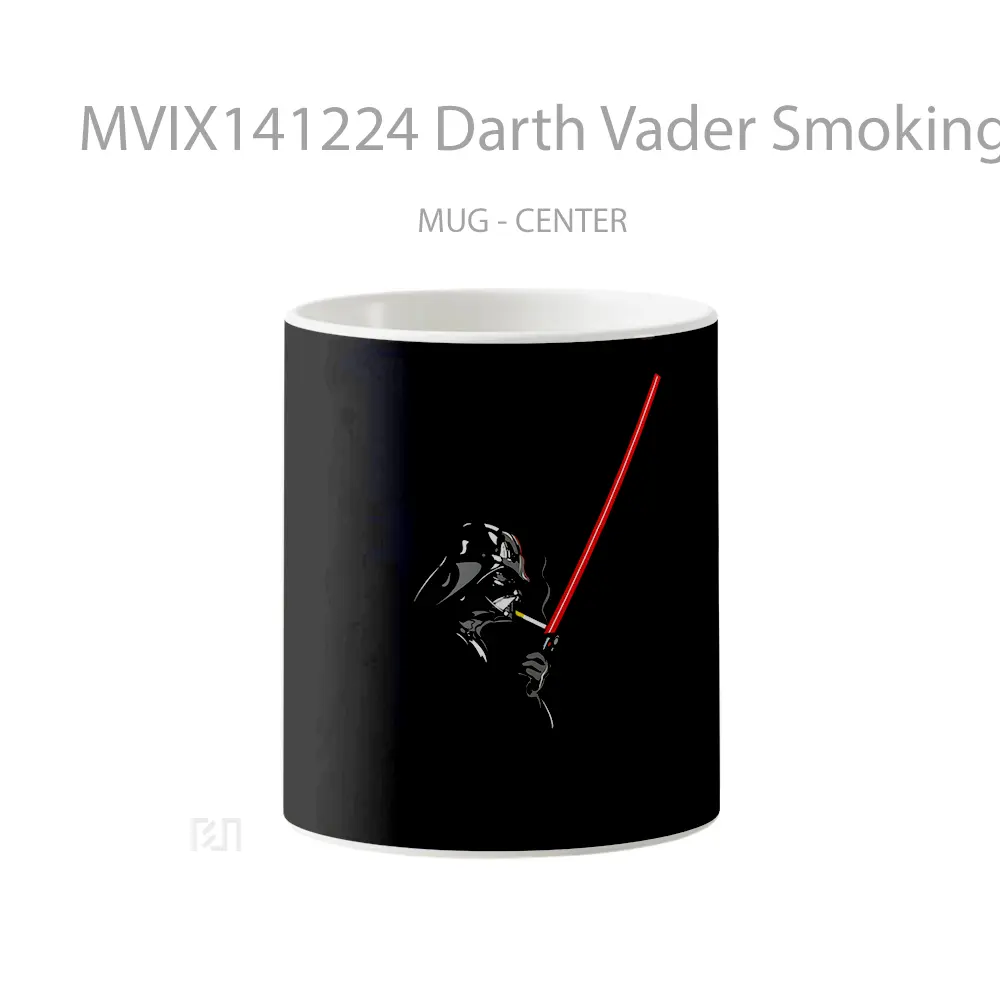 Mug Darth Vader Smoking Lightsabe Gelas Keramik Unik