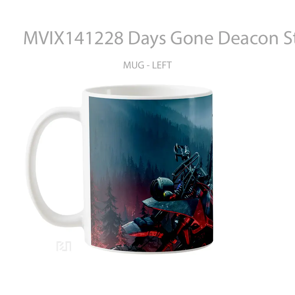 Mug Days Gone Deacon St Gelas Keramik Unik - All-side / Desain