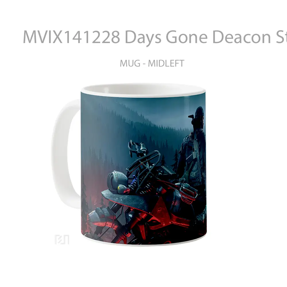 Mug Days Gone Deacon St Gelas Keramik Unik - All-side / Desain