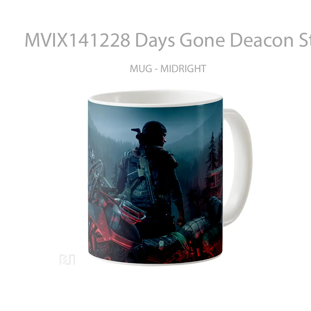 Mug Days Gone Deacon St Gelas Keramik Unik - All-side / Desain