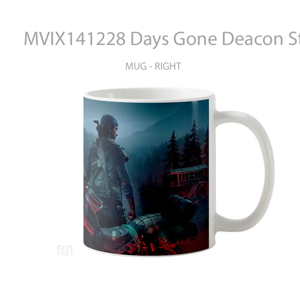 Mug Days Gone Deacon St Gelas Keramik Unik - All-side / Desain