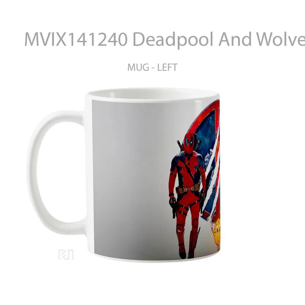 Mug Deadpool And Wolverine 2024 Movie Gelas Keramik Unik - All-side / Desain