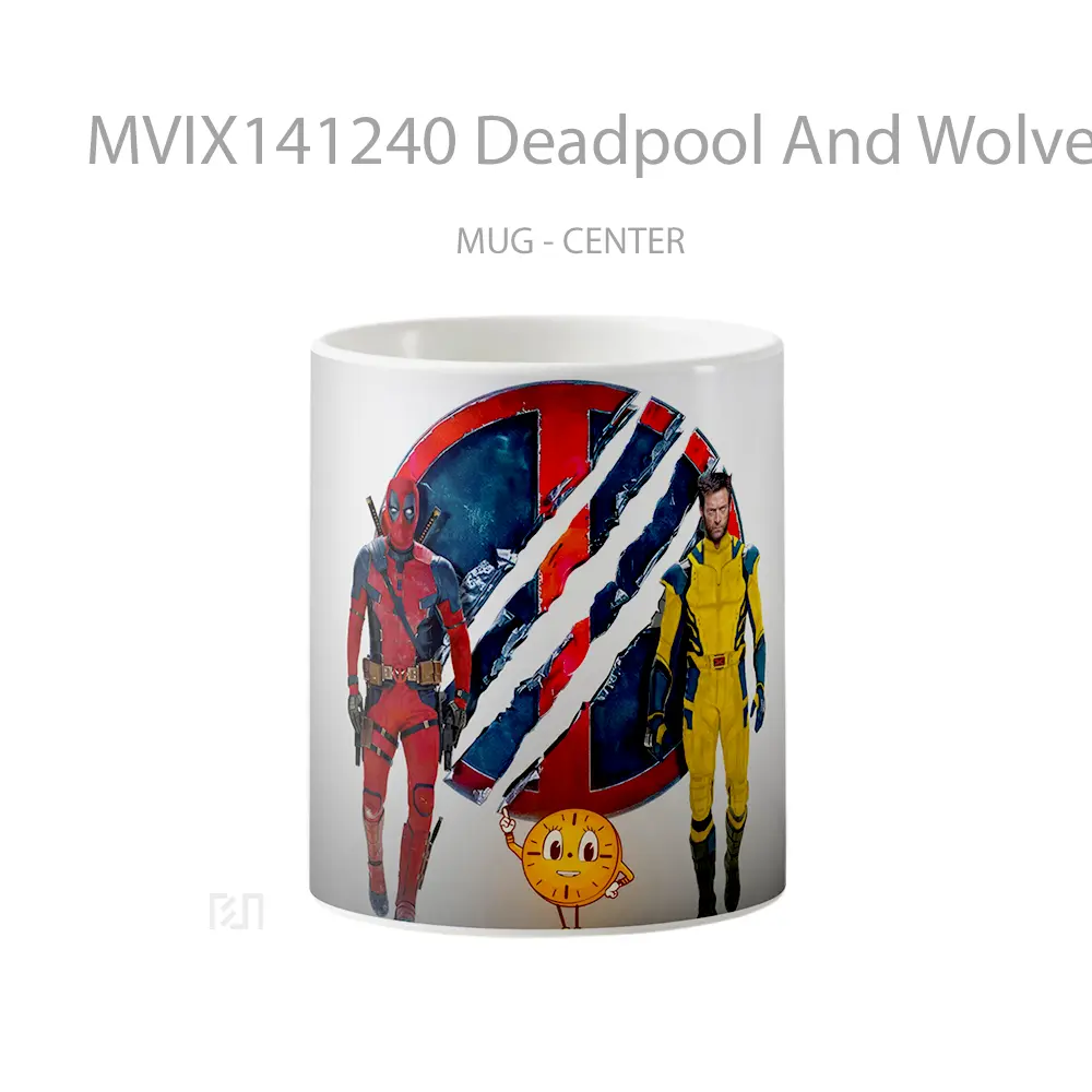 Mug Deadpool And Wolverine 2024 Movie Gelas Keramik Unik