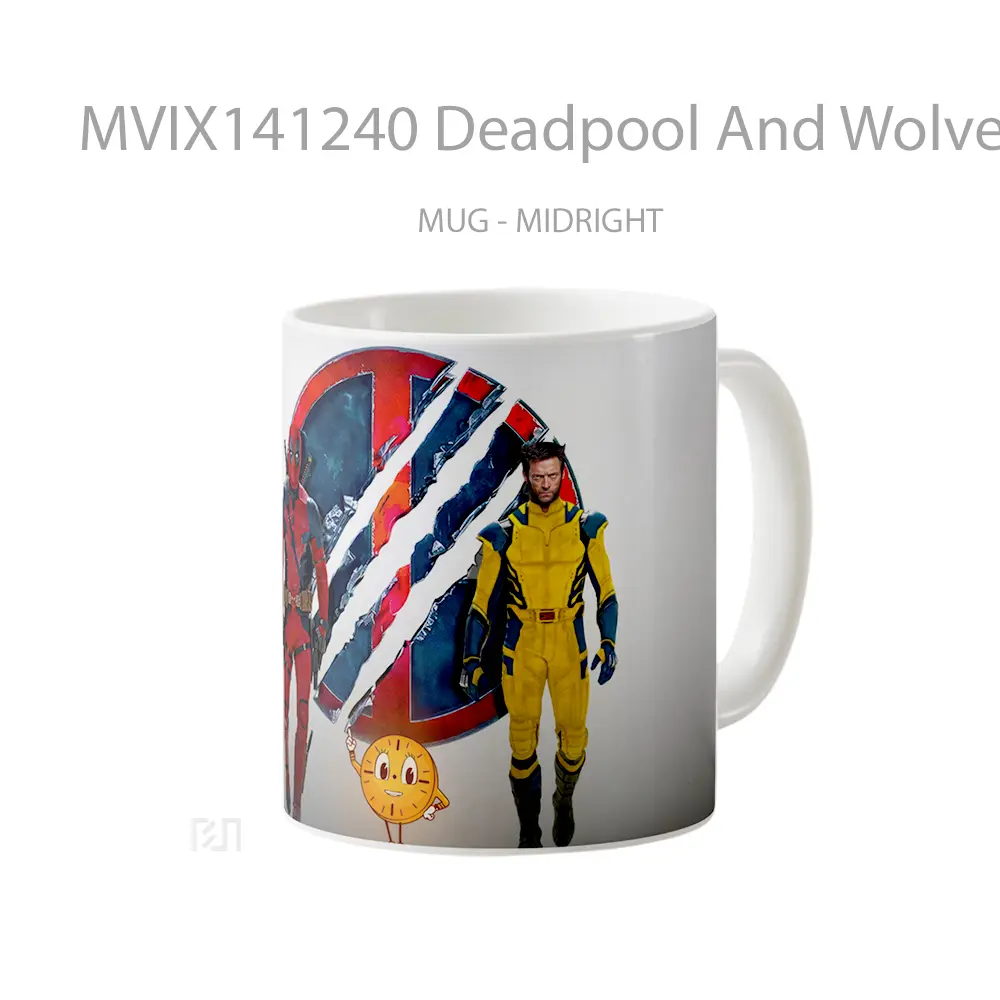 Mug Deadpool And Wolverine 2024 Movie Gelas Keramik Unik - All-side / Desain