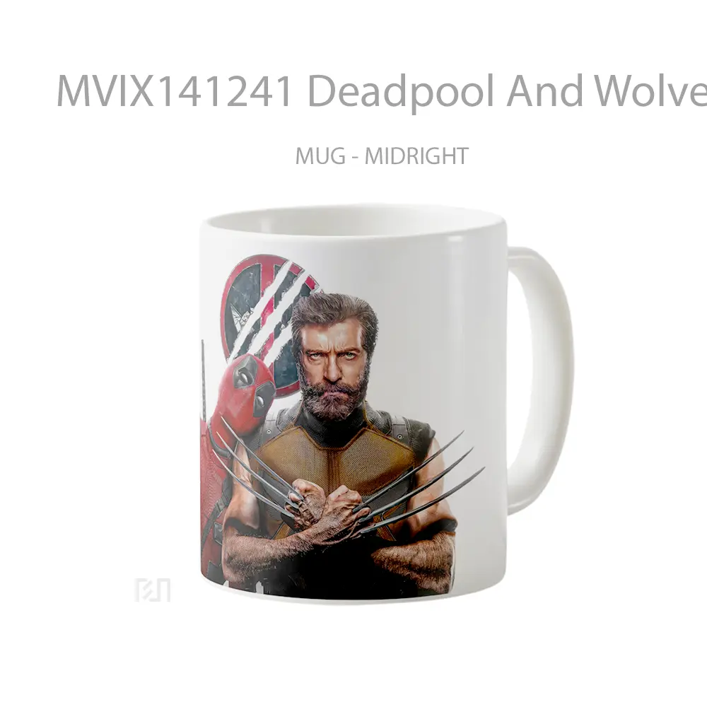 Mug Deadpool And Wolverine 2024 Movie Gelas Keramik Unik - All-side / Desain