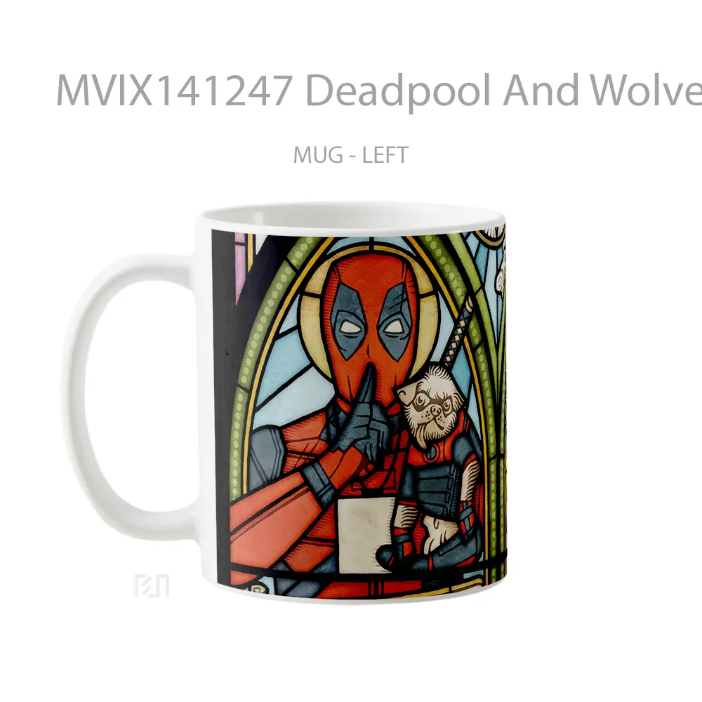 Mug Deadpool And Wolverine Gelas Keramik Unik - All-side / Desain