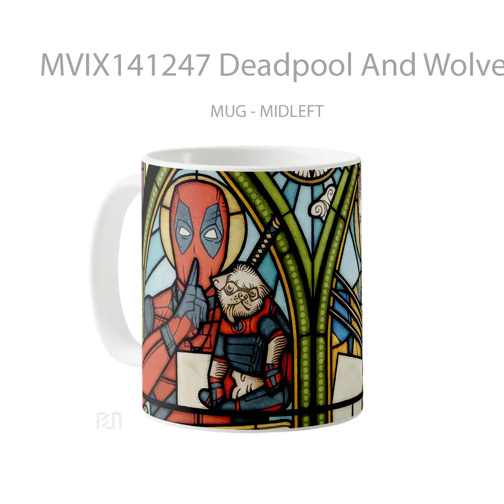 Mug Deadpool And Wolverine Gelas Keramik Unik - All-side / Desain